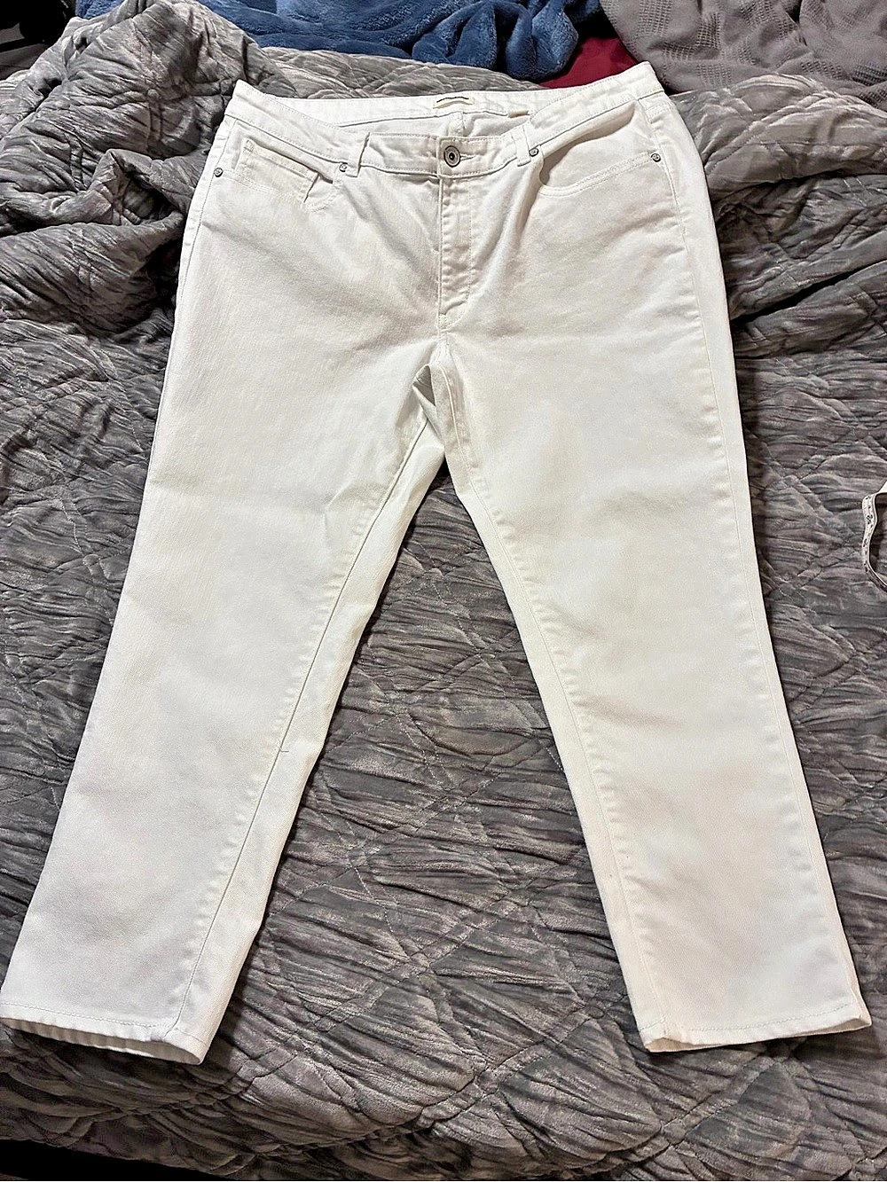 Coldwater Creek Jeans Skinny Jeans in White Waist 16